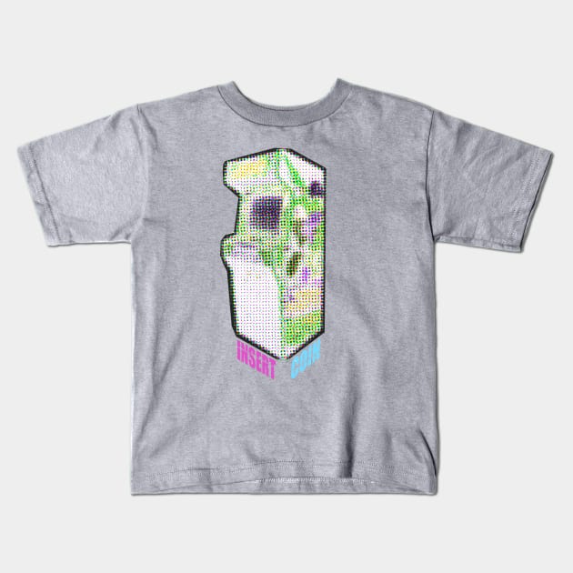 Insert Coin Kids T-Shirt by DenisMedri